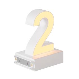 Magnetic LED Light Number, (2) H3.7" 3000K