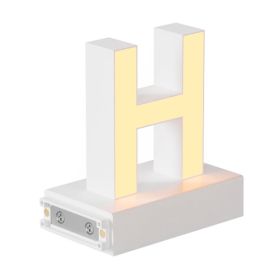 Magnetic LED Light Capital Letter, (H) H3.7" 3000K