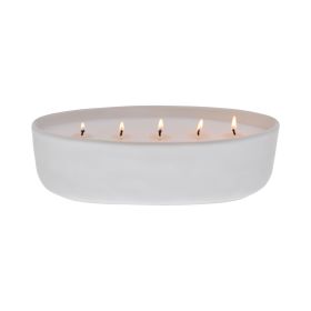 Caribbean Sea Breeze Scented 5-Wick Oversized Ceramic Candle 40.5oz.