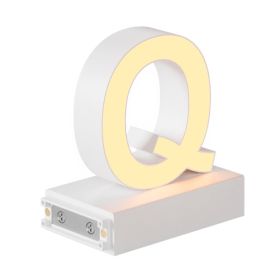 Magnetic LED Light Capital Letter, (Q) H3.7" 3000K