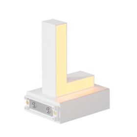Magnetic LED Light Capital Letter, (L) H3.7" 3000K