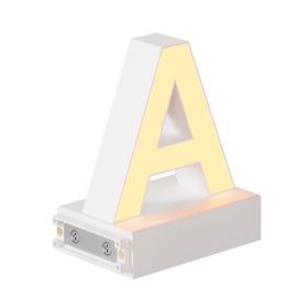 Magnetic LED Light Capital Letter, (A) H3.7" 3000K