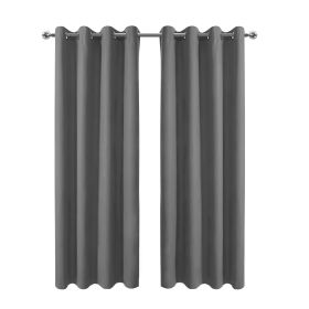 50inch*96inch Gray luxurious woolen curtains, sound-absorbing buckle curtains, high-end, heavyweight, soundproofing, and elegant home decor