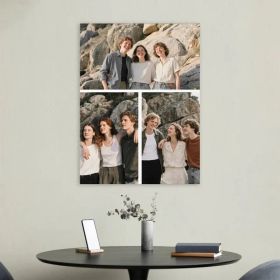 Custom Canvas Prints 3 by 4 Vertical 3Pcs Images Print Photos - 1.5'' (size: 24"*32")